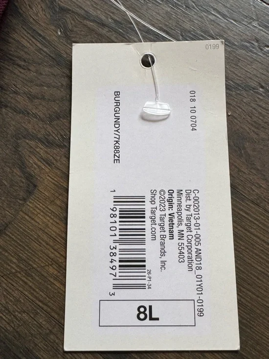 a new day high waisted trousers in Burgundy Wine 8 Long NWT - Picture 8 of 8